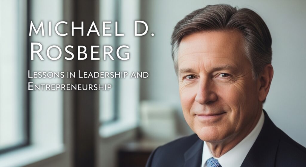 Michael D. Rosberg: Lessons in Leadership and Entrepreneurship